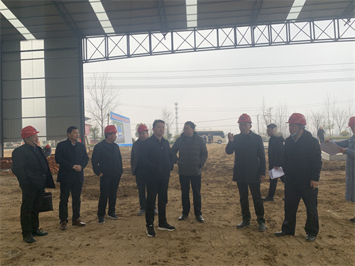 萬人助萬企，節(jié)后送關(guān)懷——上級部門領(lǐng)導視察永和集團城陽城拌合站建設情況！