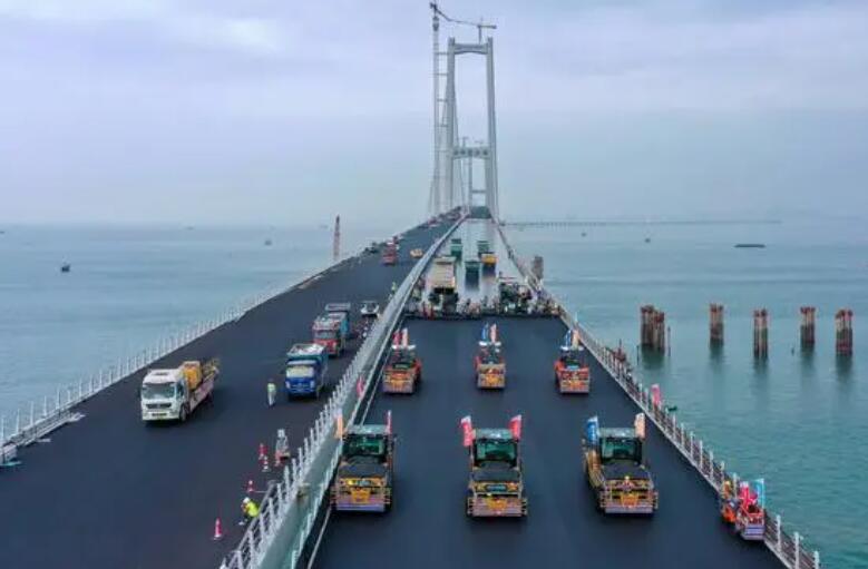 世界最大規(guī)模！深中通道鋼橋面全部完成鋪裝